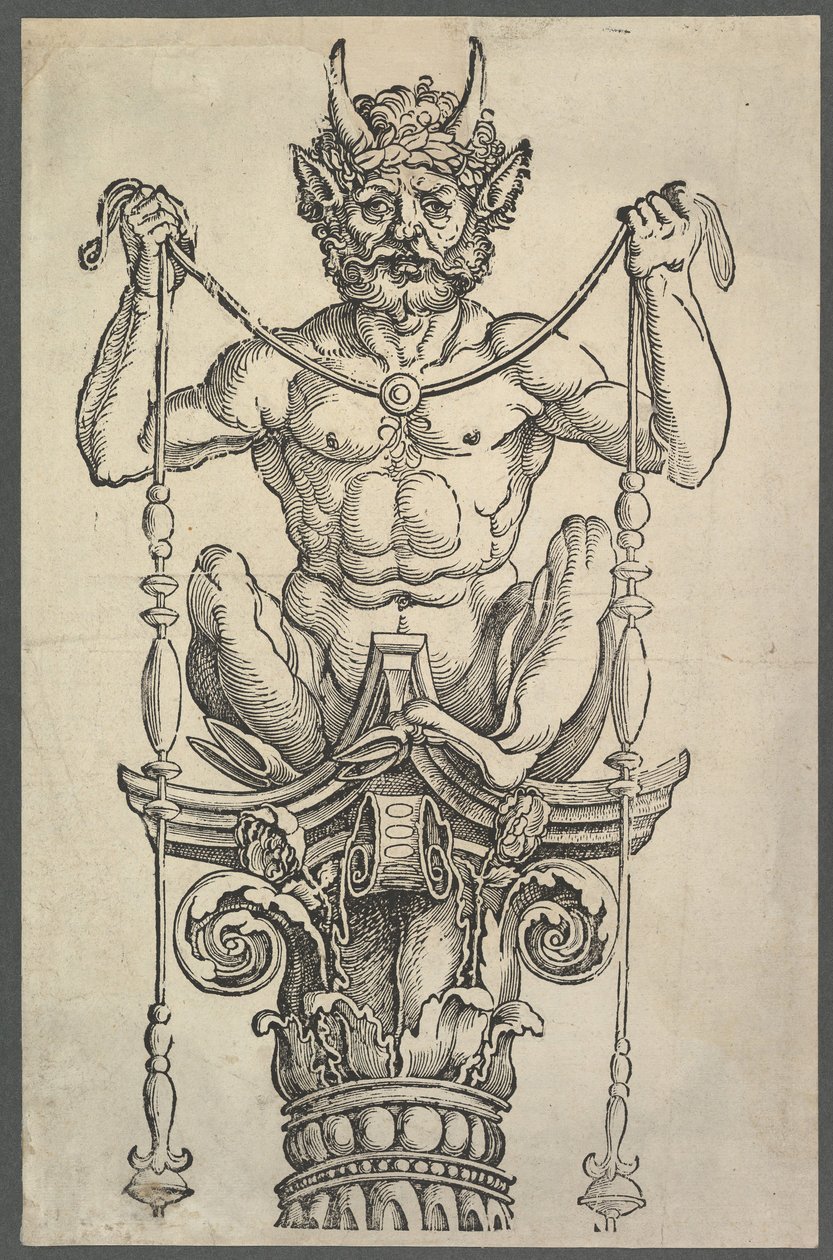 Toppblokken Great Column, ca. 1517. av Albrecht Dürer