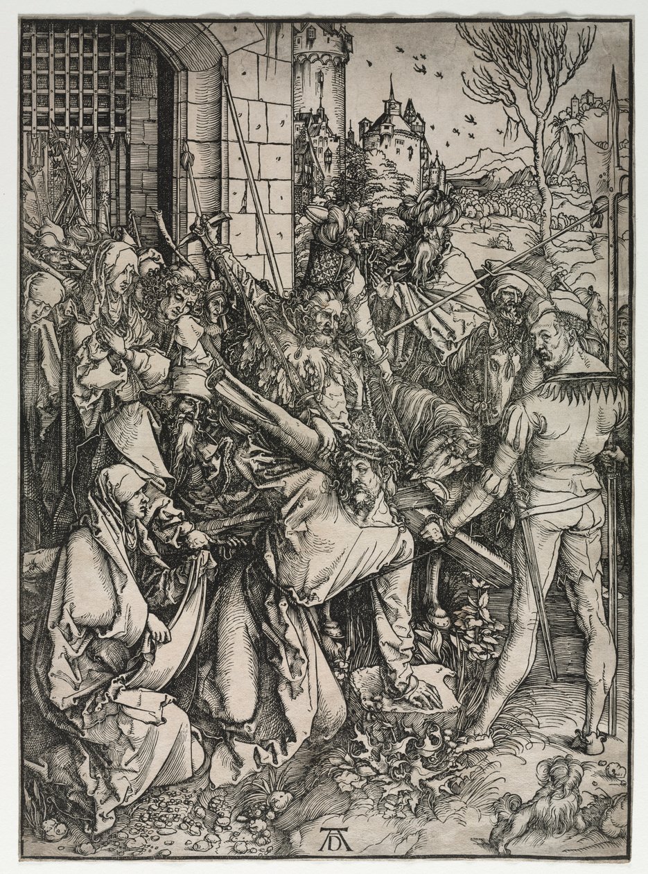 Den store lidenskapen: Kristus som bærer korset. av Albrecht Dürer