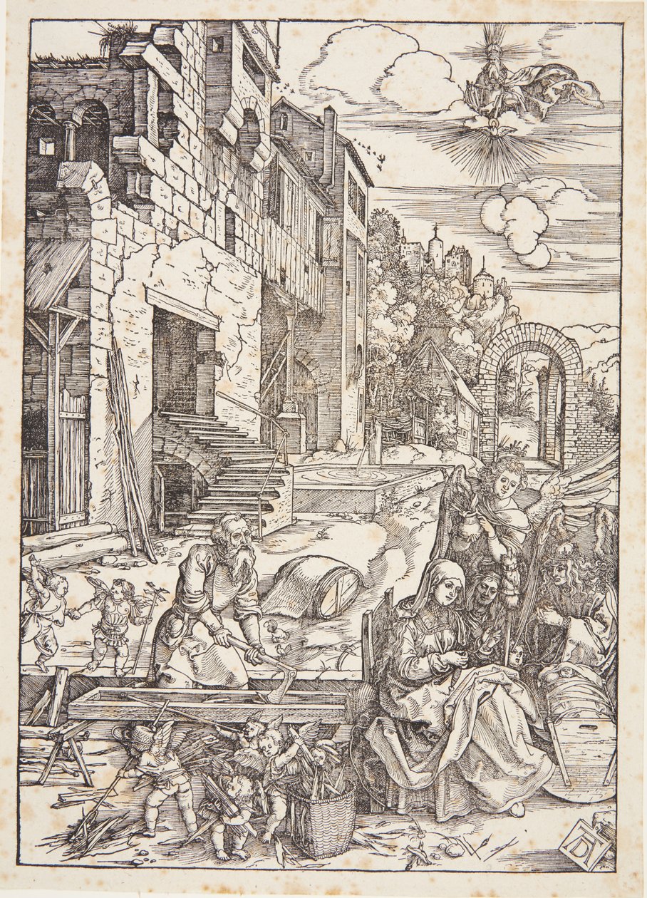 Den hellige familie i Egypt av Albrecht Dürer