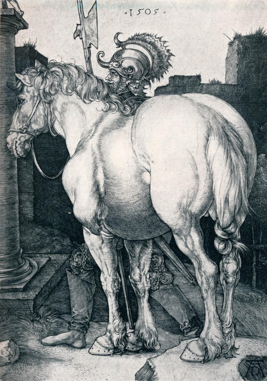 Den store hesten, 1505 1906 av Albrecht Dürer