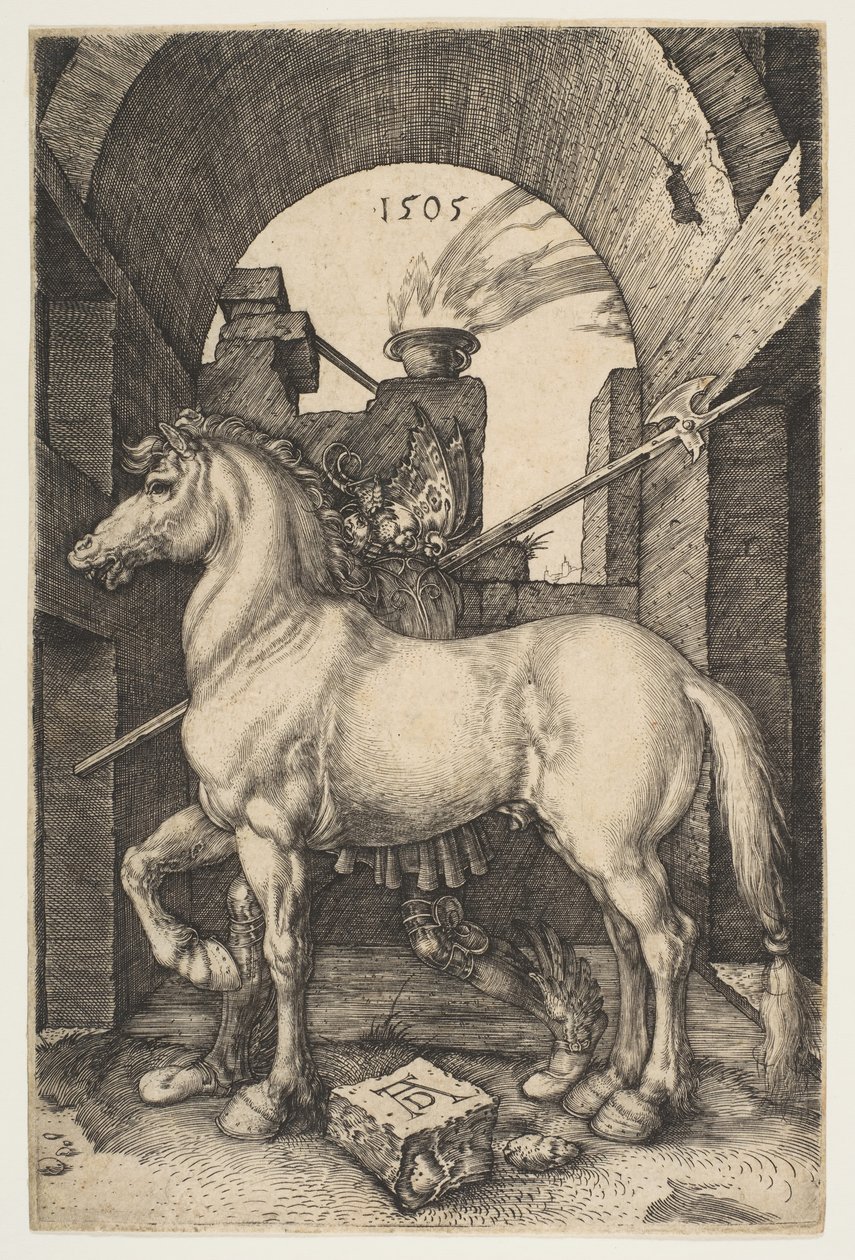 Den lille hesten, 1505. av Albrecht Dürer