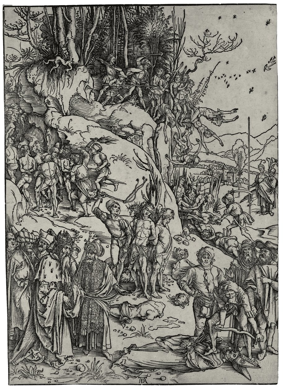 De ti tusens martyrium, 1497 av Albrecht Dürer