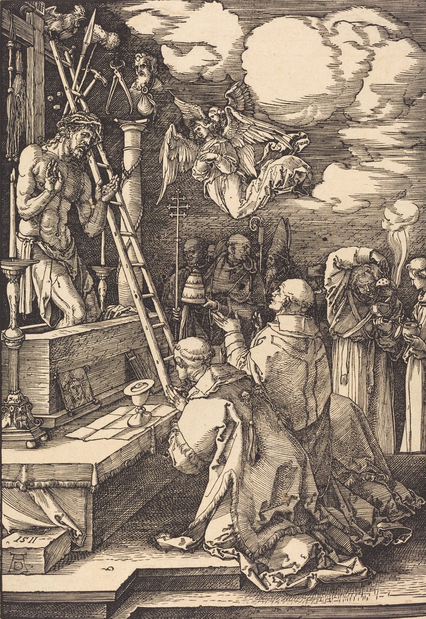 Sankt Gregors messe, 1511. av Albrecht Dürer