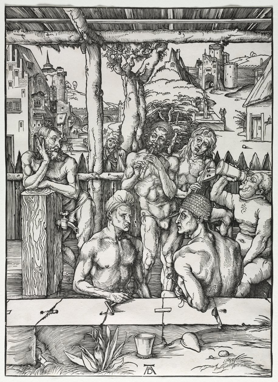 Badehuset for menn av Albrecht Dürer