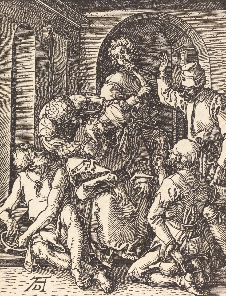 The mocking of Christ, sannsynligvis ca. 15091510. av Albrecht Dürer