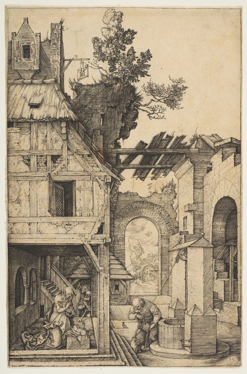 Fødselen, 1504. av Albrecht Dürer