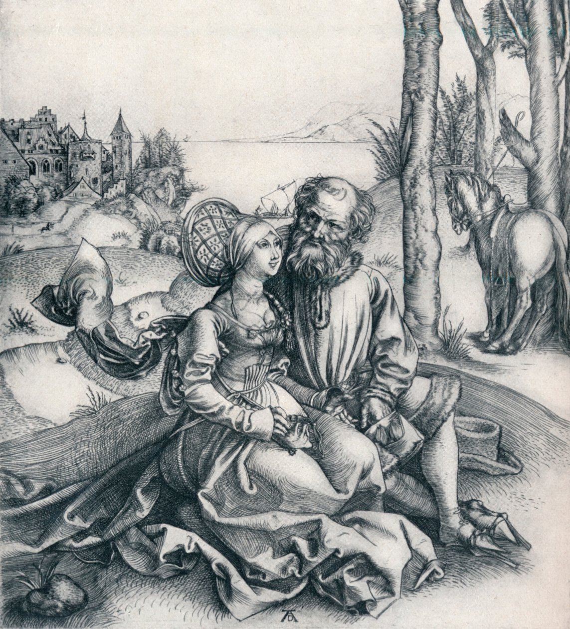 The Offer of Love, 1495 1906 av Albrecht Dürer