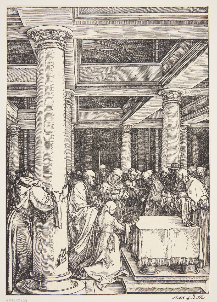 Presentasjonen i tempelet av Albrecht Dürer