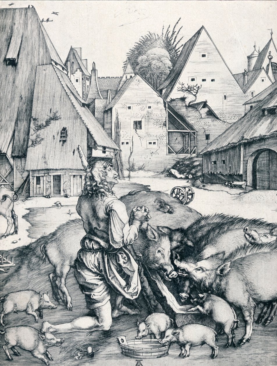 Den fortapte sønn, 1495 1906 av Albrecht Dürer