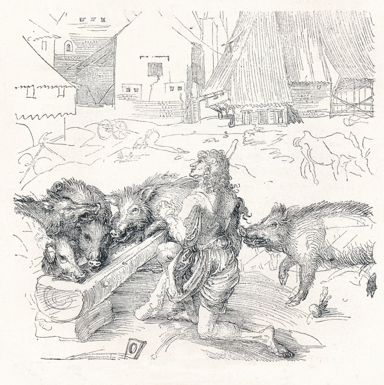 Den fortapte sønn, c1497, 1906 av Albrecht Dürer