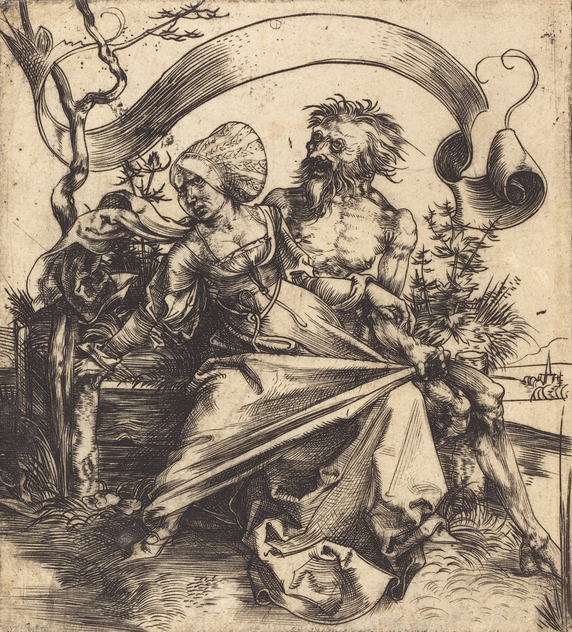 The Ravisher, ca. 1495. av Albrecht Dürer