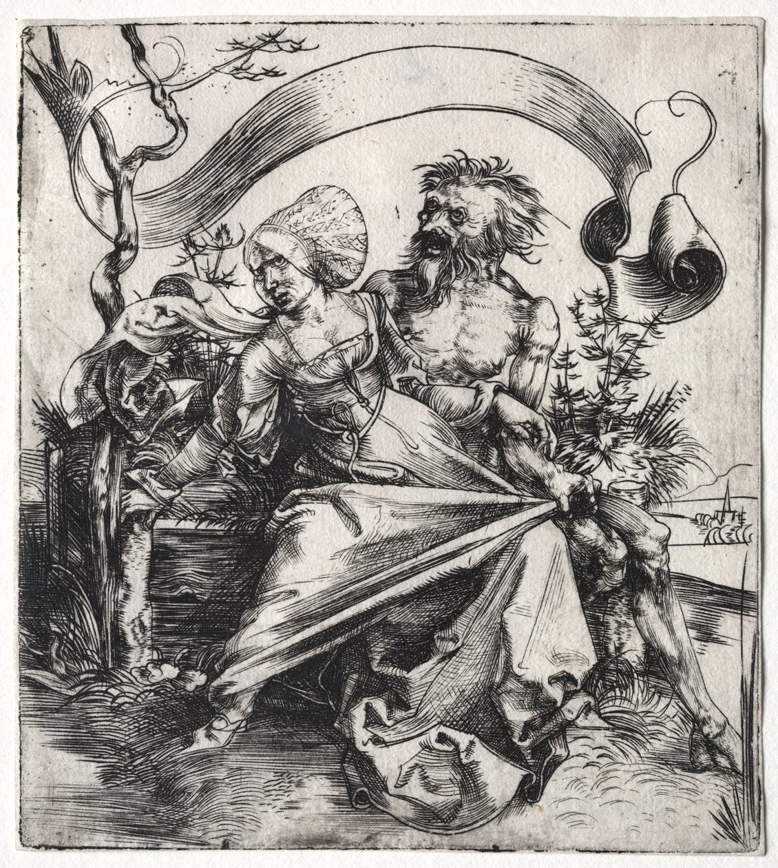 The Ravisher, ca. 1495. av Albrecht Dürer