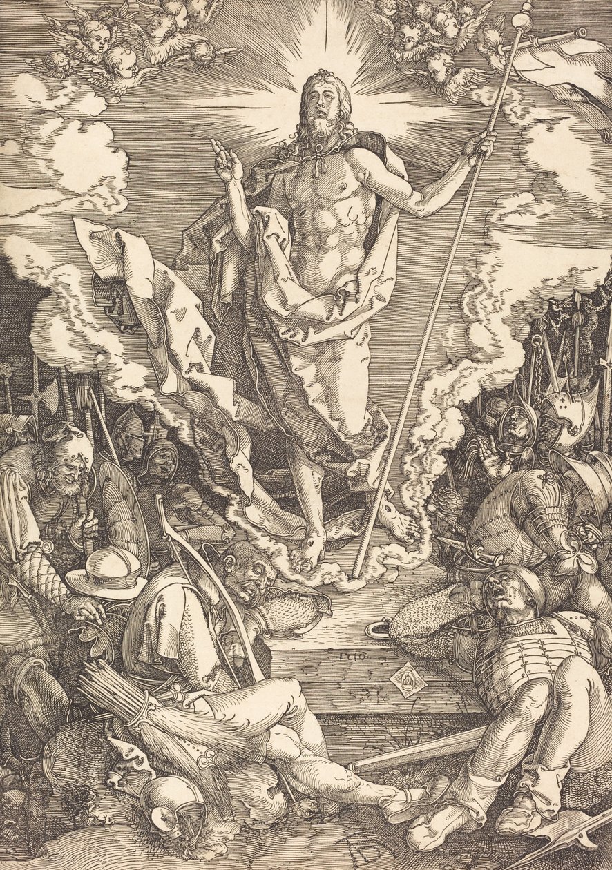 Oppstandelsen, 1510. av Albrecht Dürer