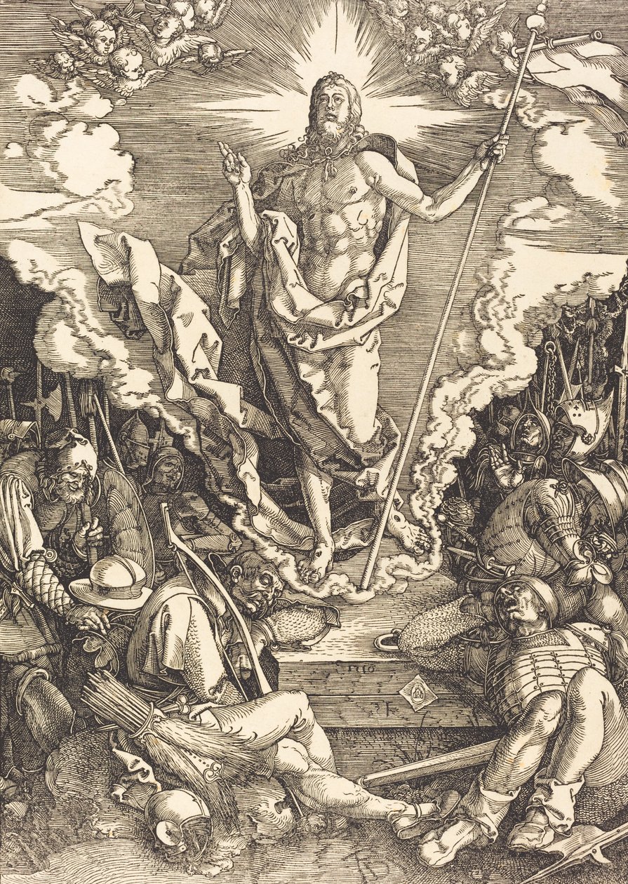 Oppstandelsen, 1510. av Albrecht Dürer