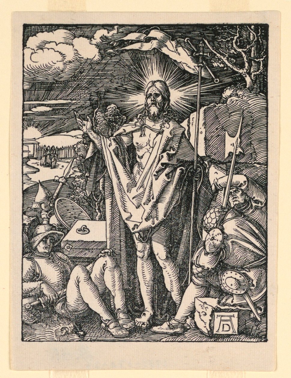 The Resurrection, fra The Little Passion-serien av Albrecht Dürer