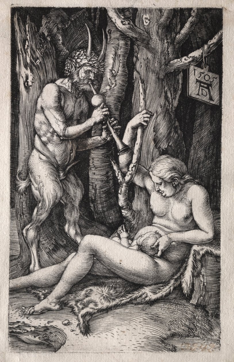Satyr-familien, 1505. av Albrecht Dürer