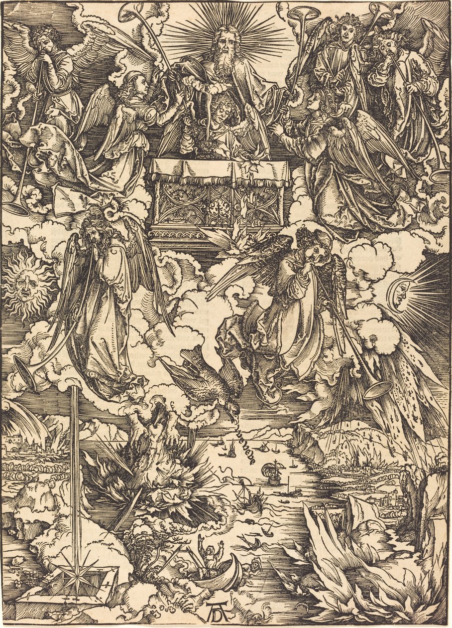 De syv englene med trompetene av Albrecht Dürer
