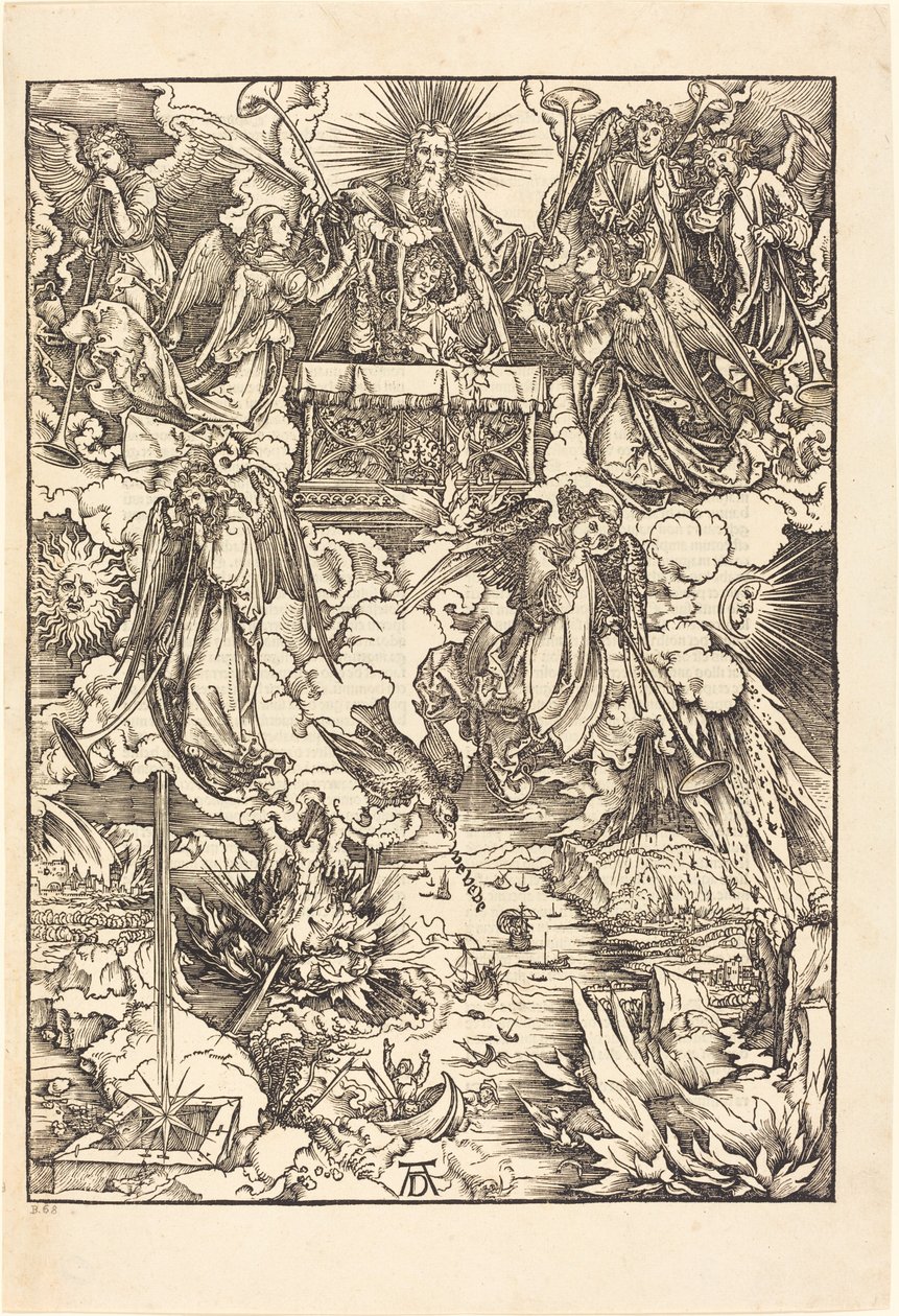 De syv englene med trompetene av Albrecht Dürer