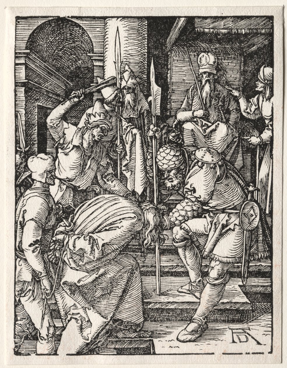 Den lille lidenskapen: Kristus før Annas av Albrecht Dürer