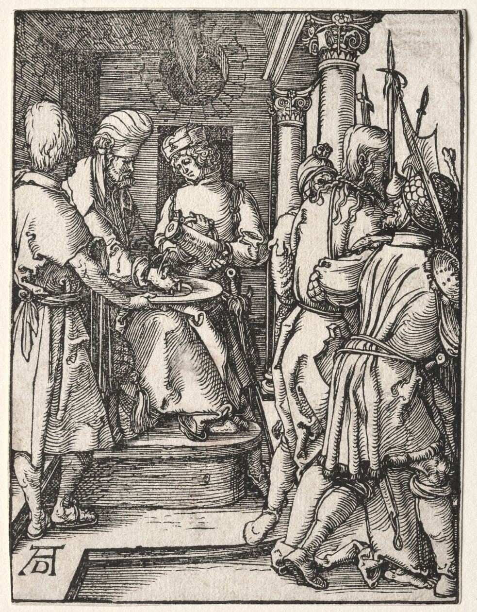 Den lille lidenskapen: Pilatus vasker hendene av Albrecht Dürer