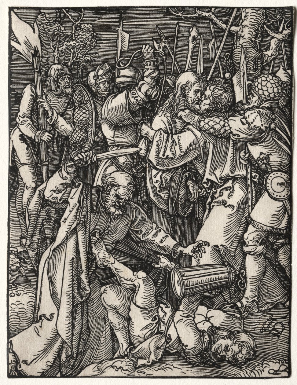 Den lille lidenskapen: Kristi svik. av Albrecht Dürer