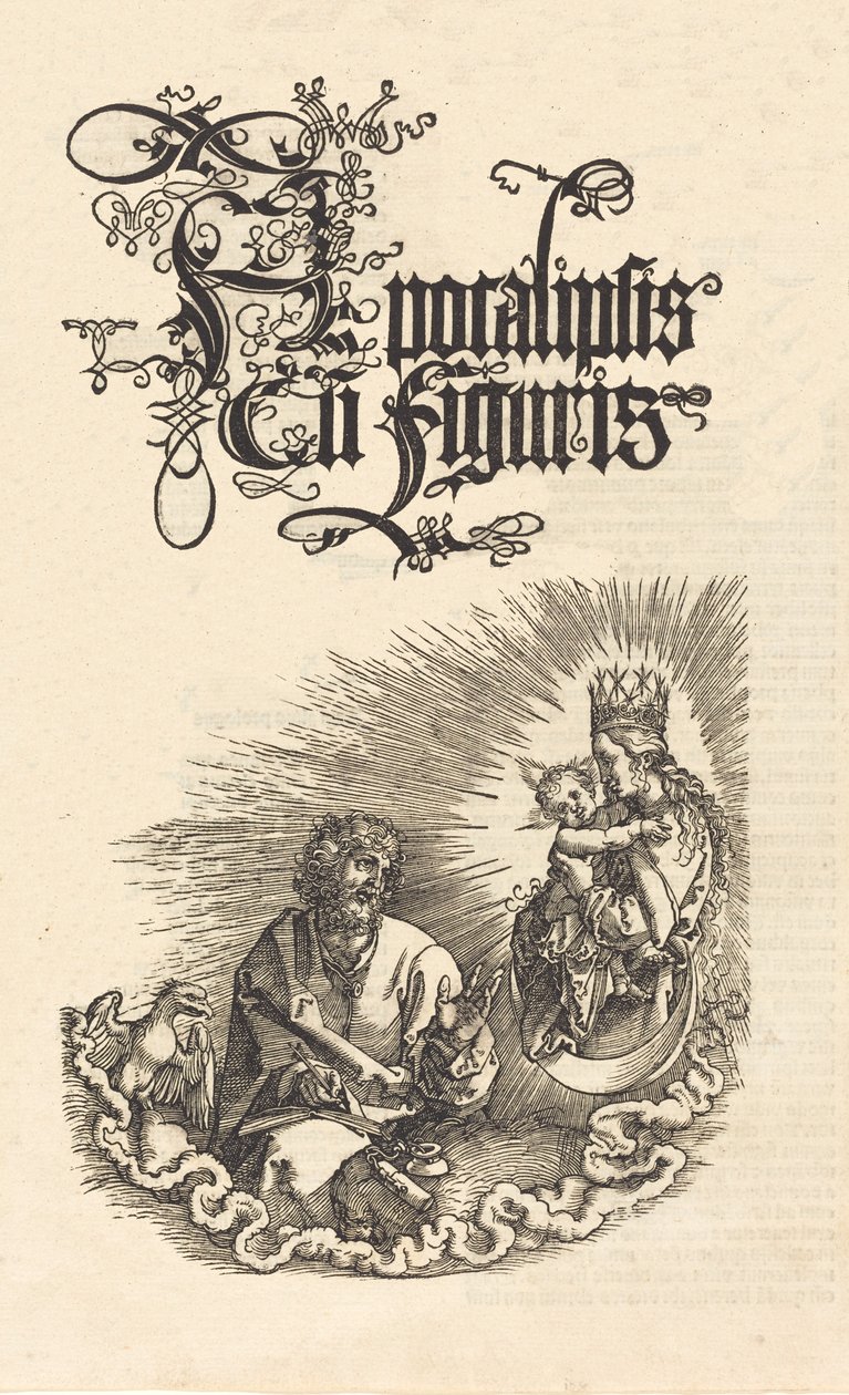 The Virgin Appearing to Saint John, 15101511.    1196246   no       norwegian Successfully Translated  Original: Sketch of four hands Translat: Le?on de paysage, from the series Sc?nes de la vie intime 1338119 no norwegian Successfully Translated Original: av Albrecht Dürer