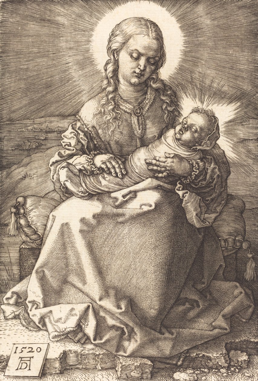 Jomfruen med det svøpte barnet, 1520. av Albrecht Dürer