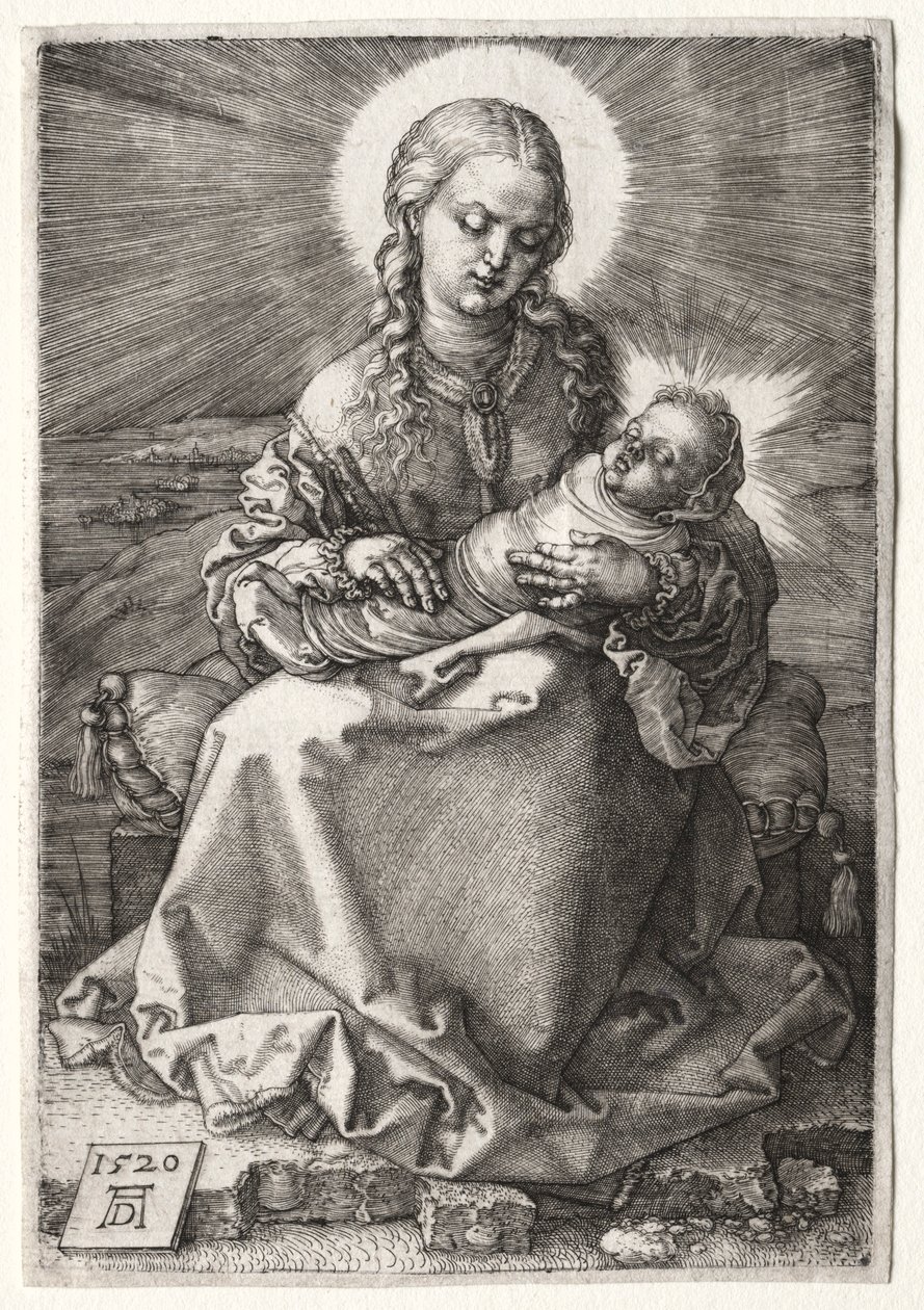 Jomfruen med det svøpte barnet, 1520. av Albrecht Dürer