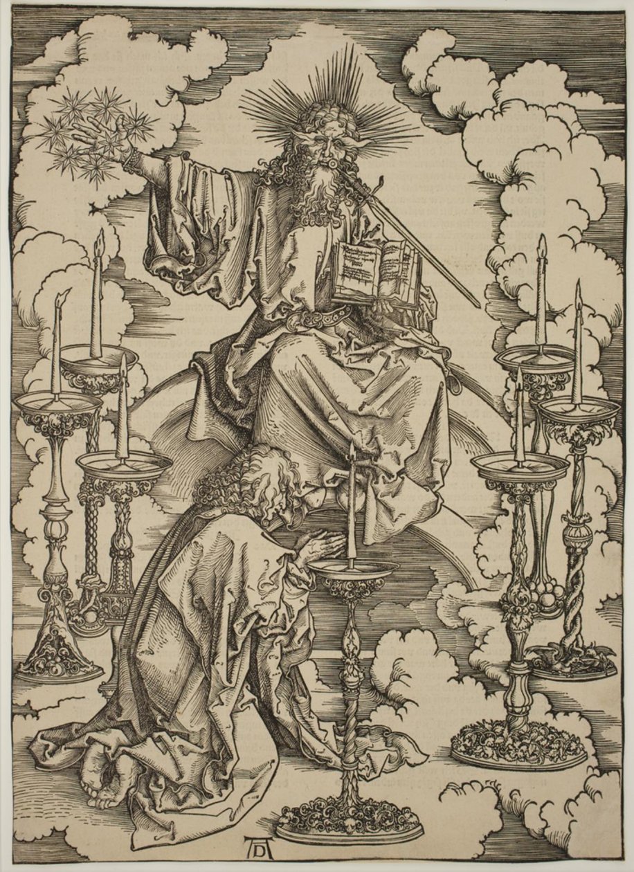 Visjonen om de syv lysestakene av Albrecht Dürer