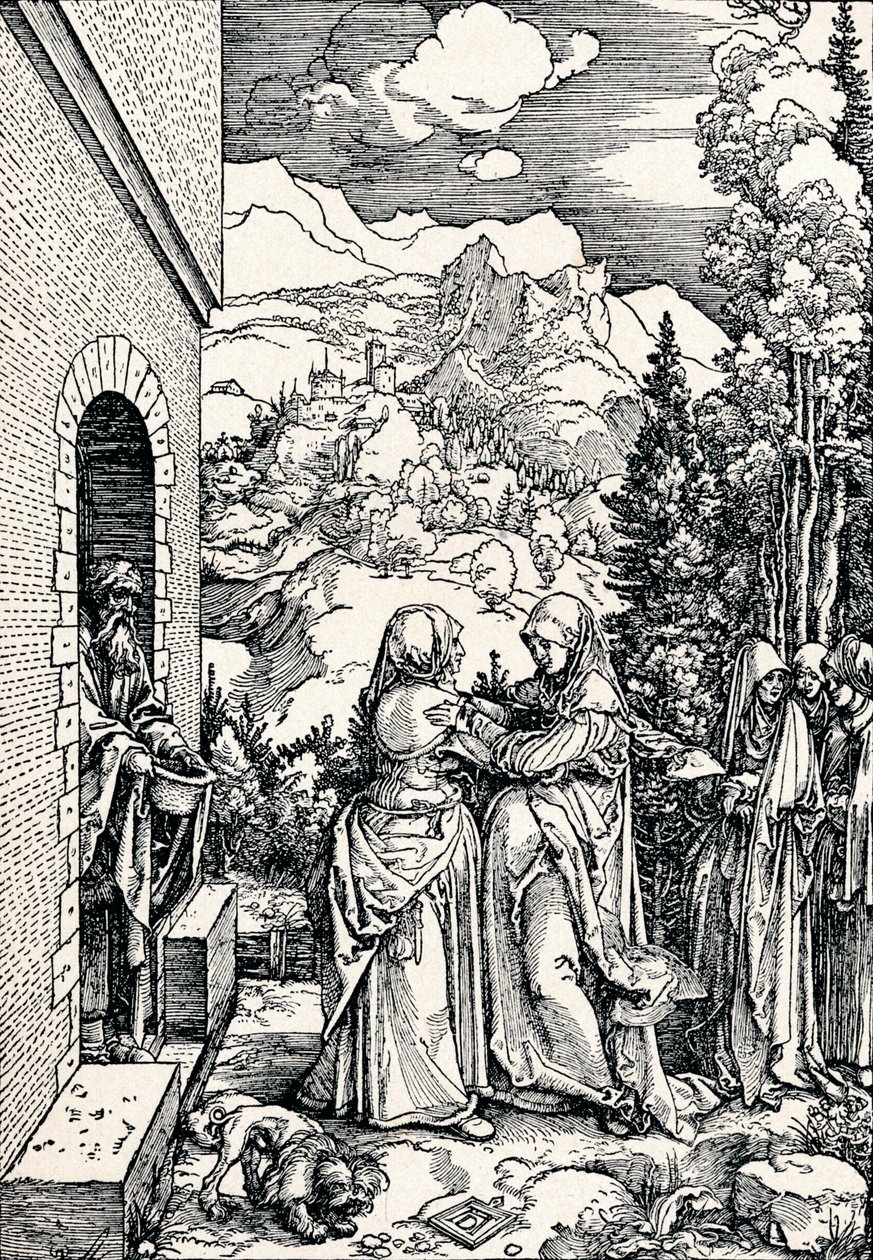The Visitation, 1506 1906 av Albrecht Dürer
