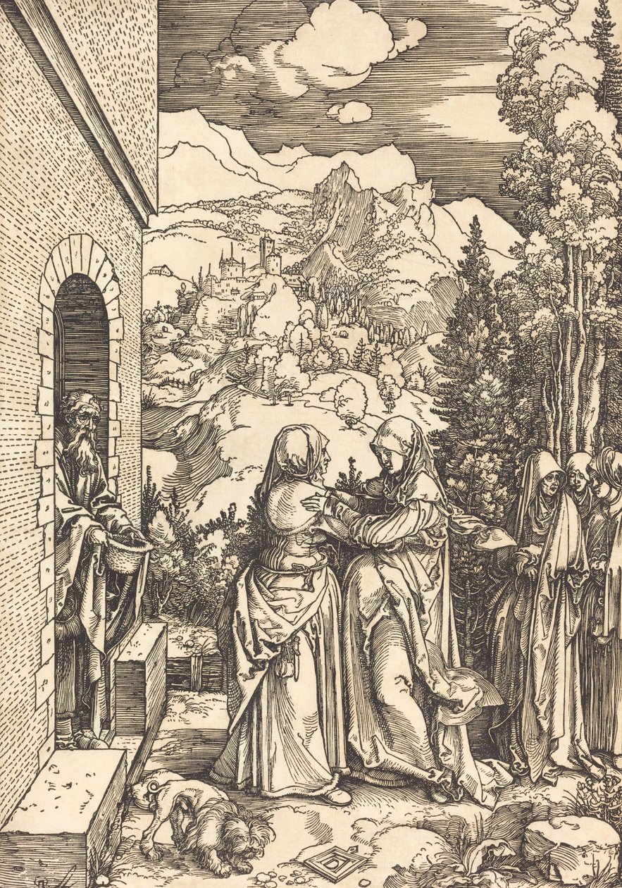 Besøket, c. 1504. av Albrecht Dürer