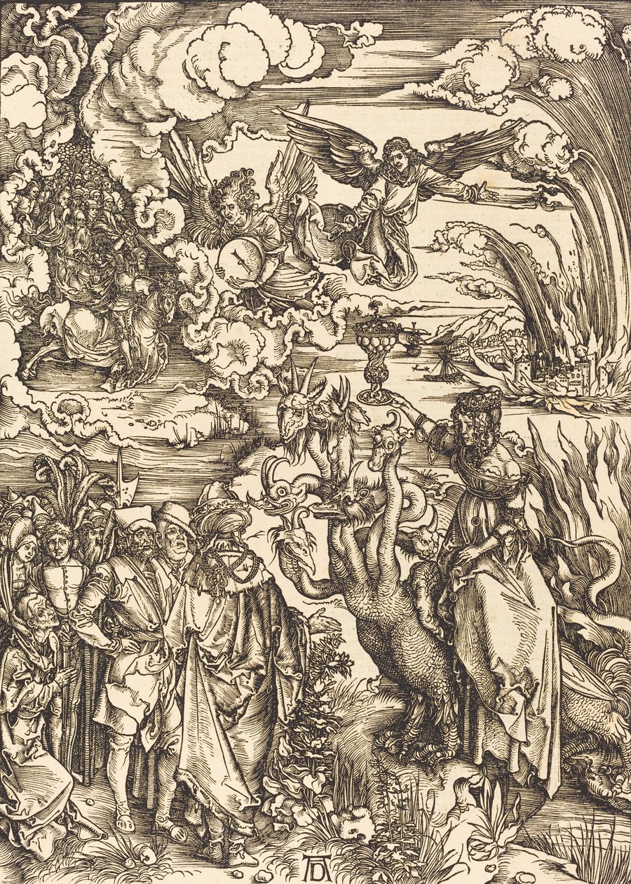 The Hore of Babylon, 1498. av Albrecht Dürer