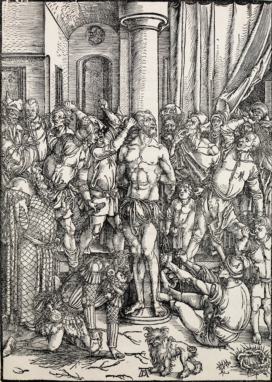 The flagellation, c149697 av Albrecht Dürer