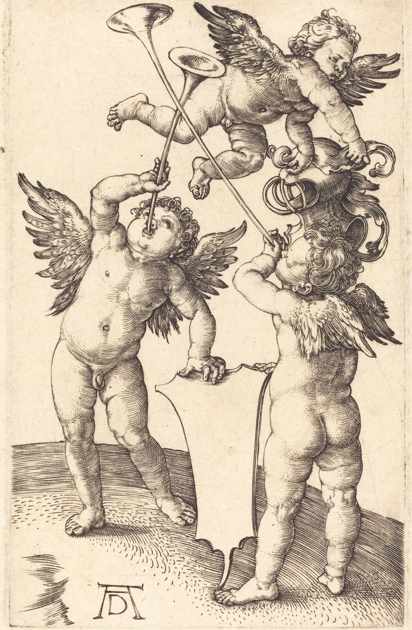 Tre Genii, ca. 1505. av Albrecht Dürer