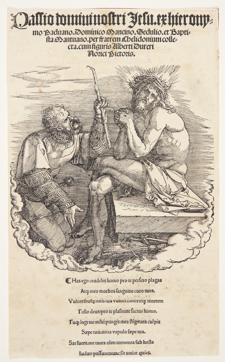Tittelside: The Mocking of Christ av Albrecht Dürer