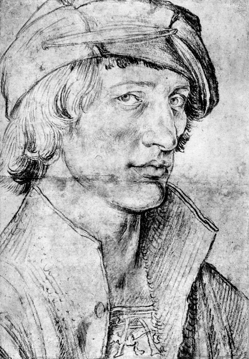 Ukjent portrett, 1514, 1936 av Albrecht Dürer