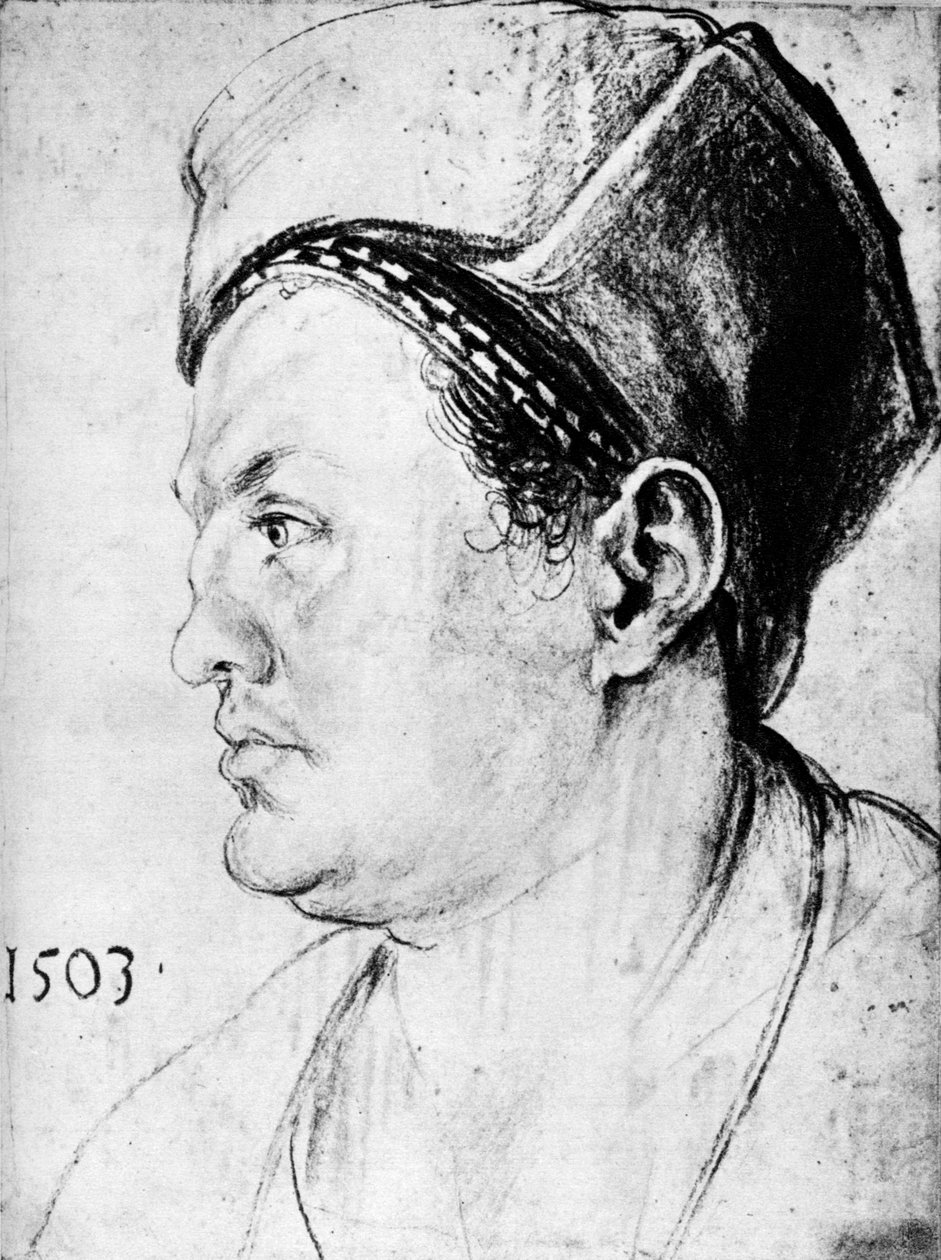 Willibald Pirckheimer, 1503, 1936 av Albrecht Dürer