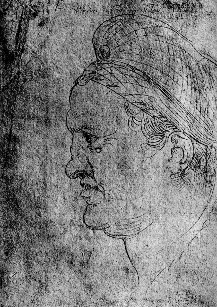 Willibald Pirckheimer, 1503, 1936 av Albrecht Dürer