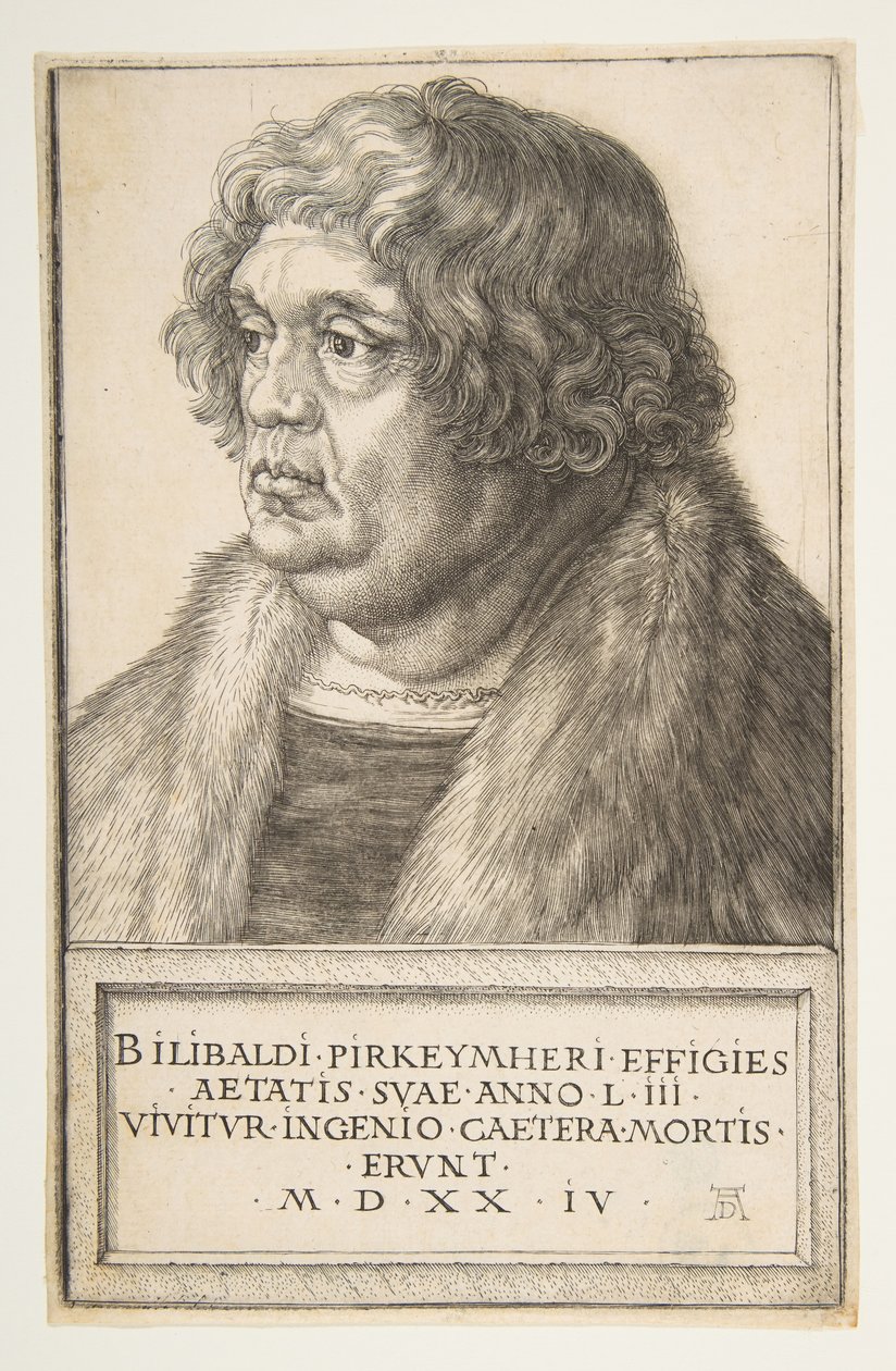 Willibald Pirckheimer, 1524. av Albrecht Dürer