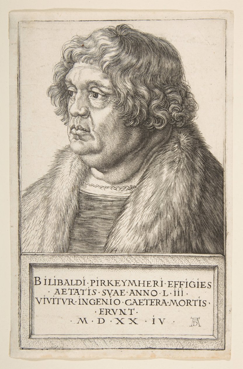 Willibald Pirckheimer, 1524. av Albrecht Dürer
