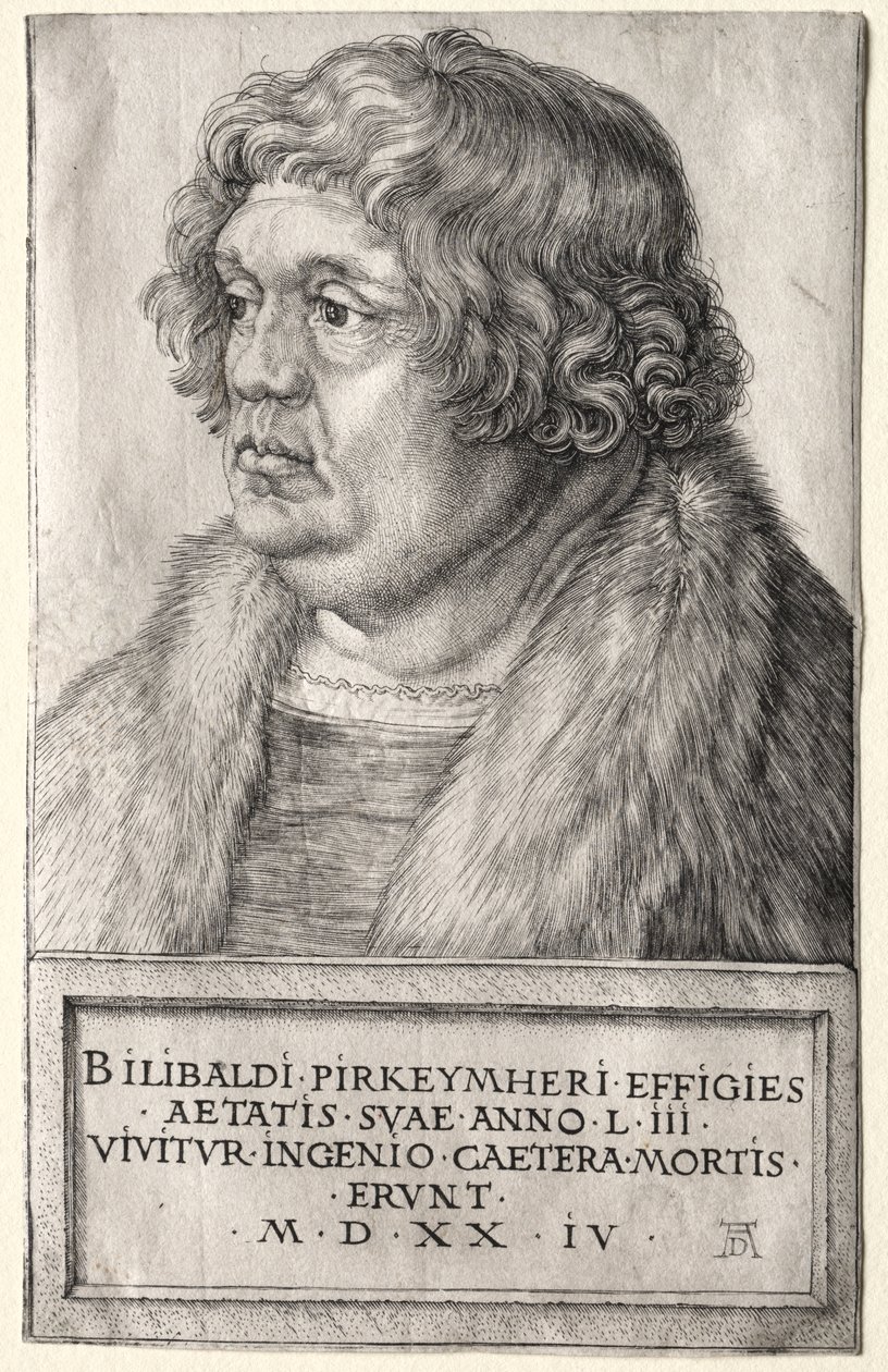 Willibald Pirkheimer av Albrecht Dürer