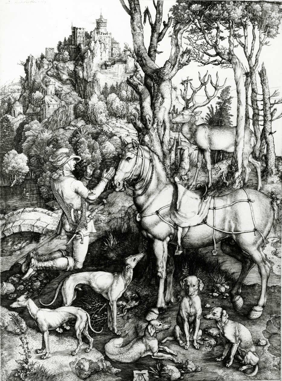 St. Eustace av Albrecht Dürer
