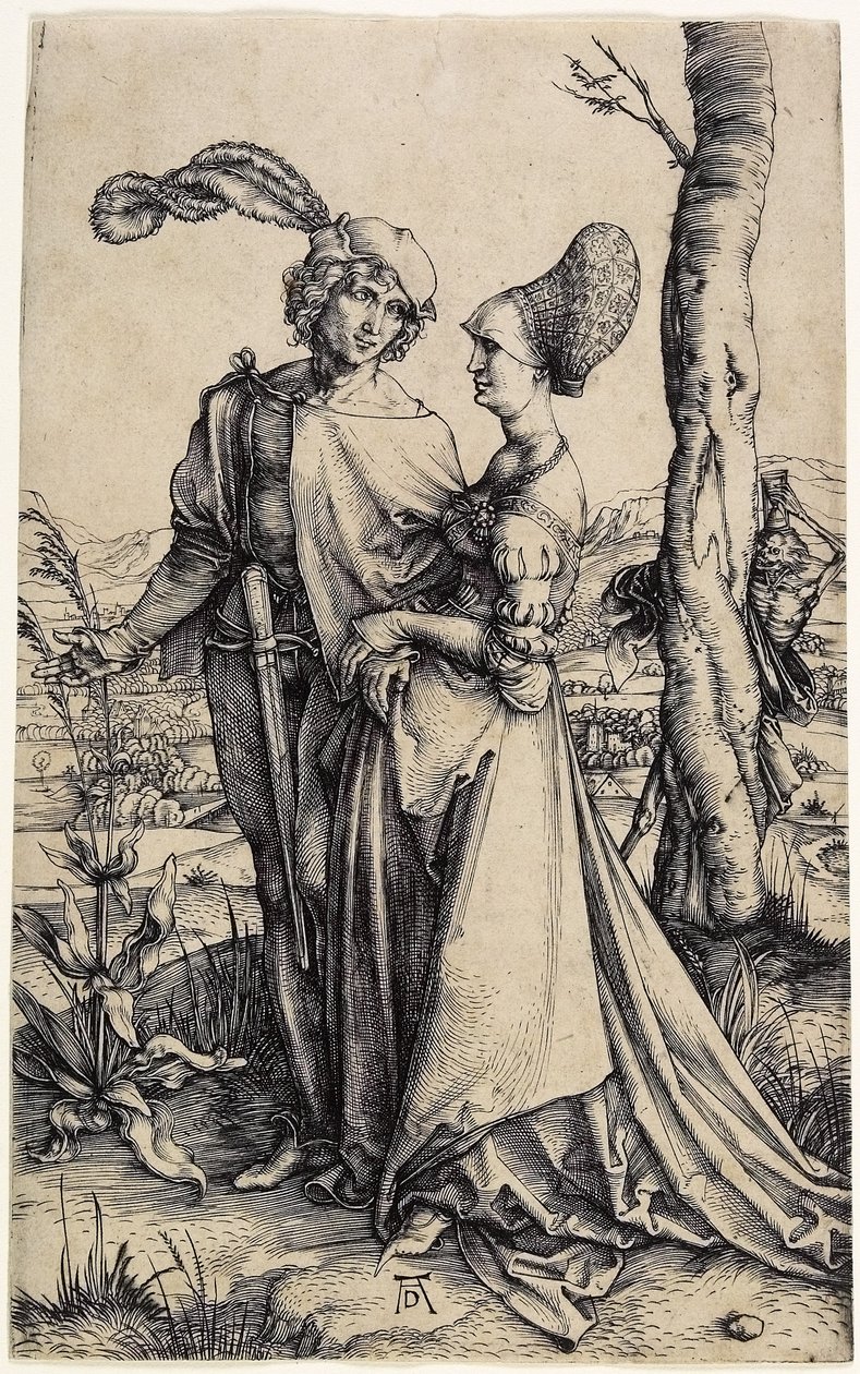 Promenaden, ca. 1496 av Albrecht Dürer