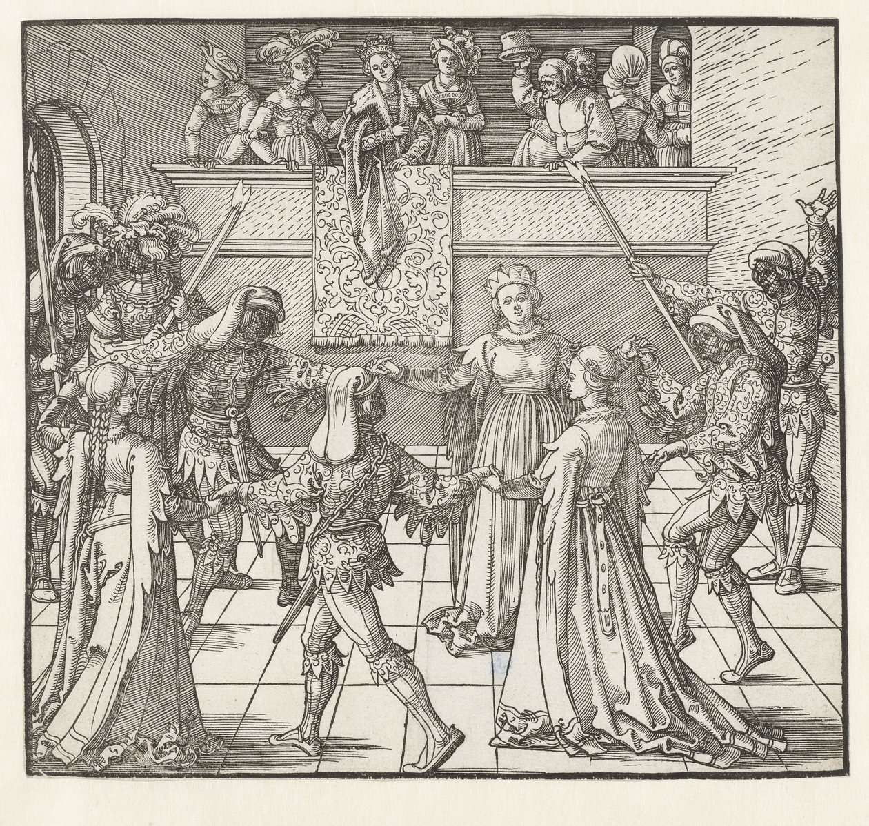 Fakkeldansen av Albrecht Dürer or Duerer