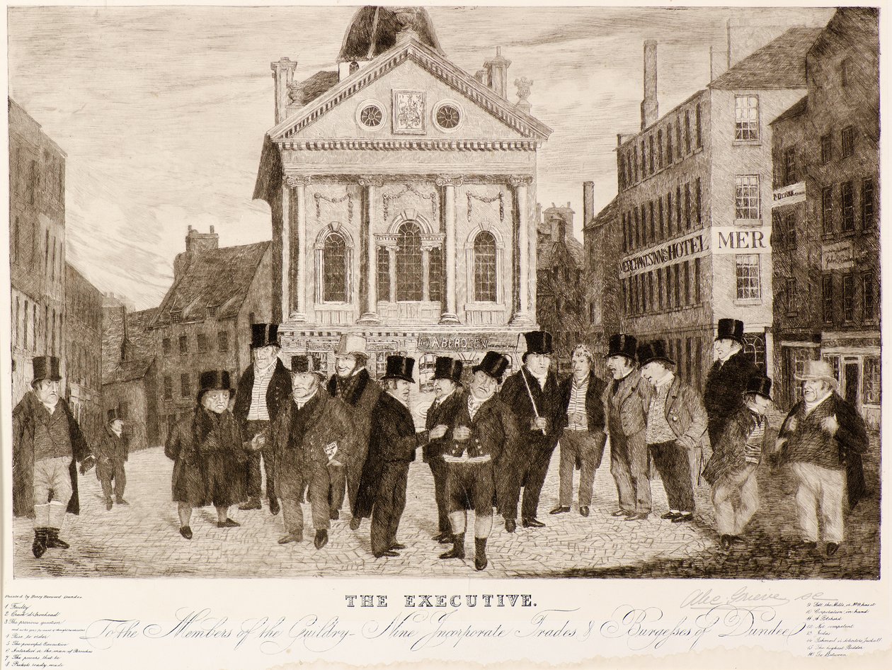 The Executive (etsing) av Alec Grieve
