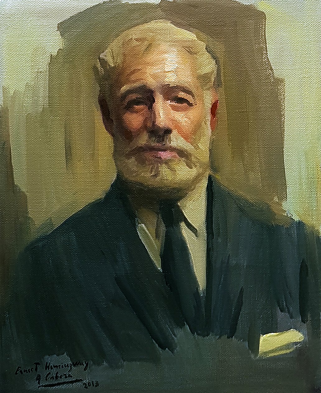 Ernest Hemingway av Alejandro Cabeza