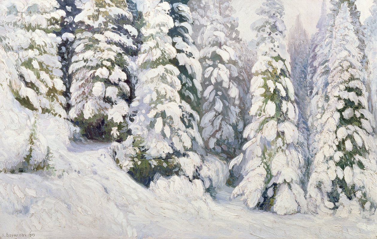 Vintereventyr, 1913 av Aleksandr Alekseevich Borisov