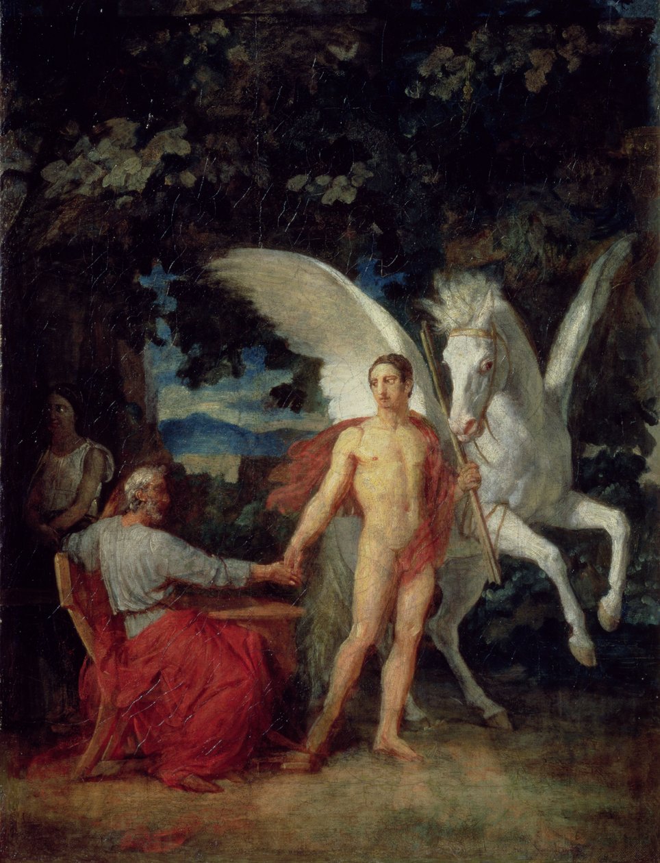 Bellerophon forlater for å bekjempe kimæren, 1829 av Aleksandr Andreevich Ivanov