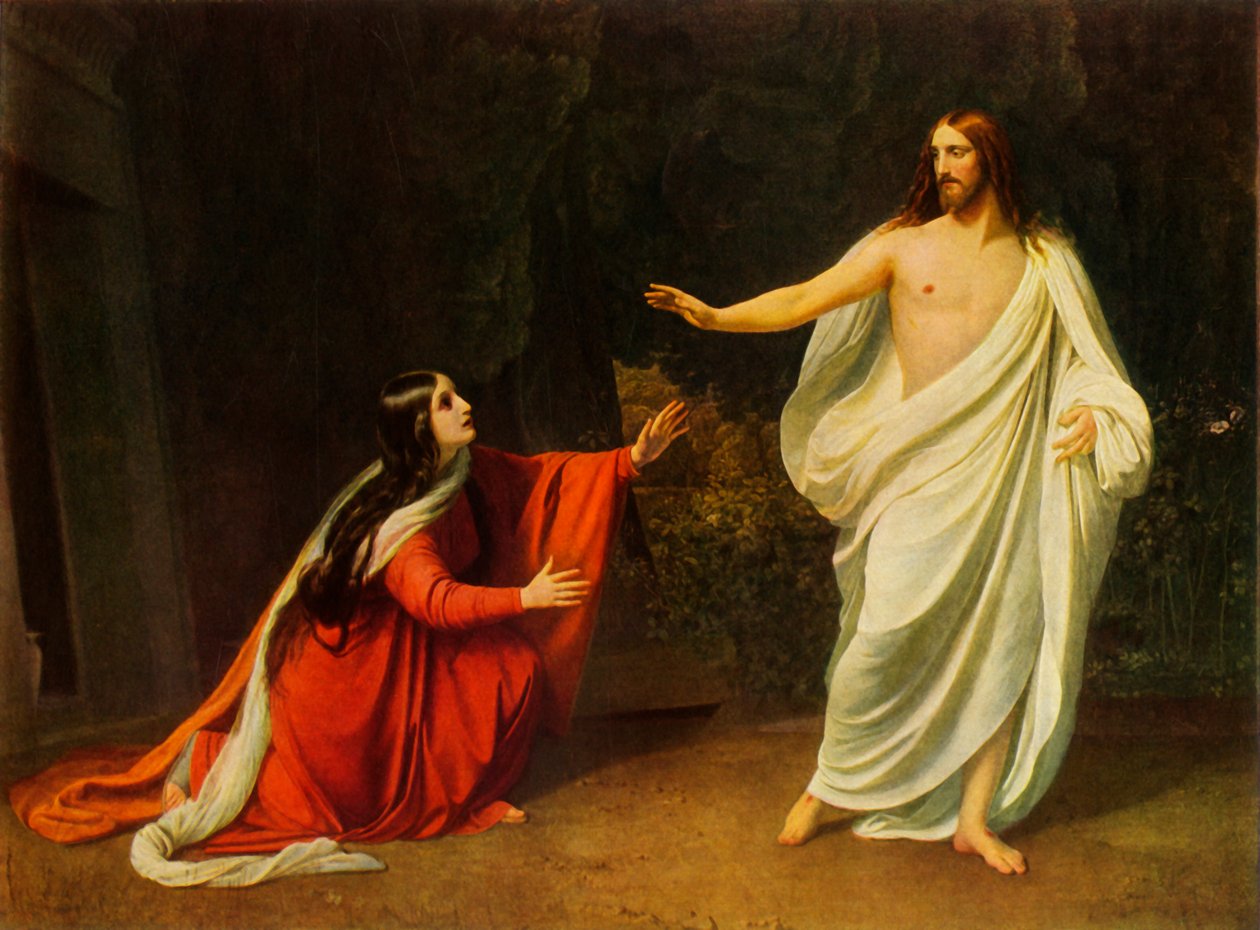 Kristus viser seg for Maria Magdalena, 1834, 1965. av Aleksandr Ivanov