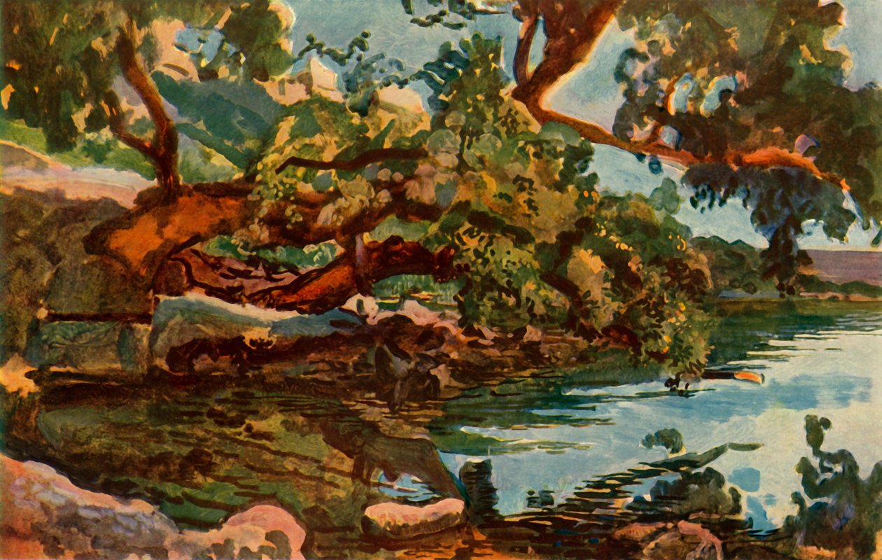 Lake Nemi, 1830-årene 1965. av Aleksandr Ivanov